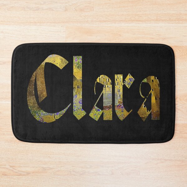 Item preview, Clara girls name gold colour text design designed and sold by Areashor.