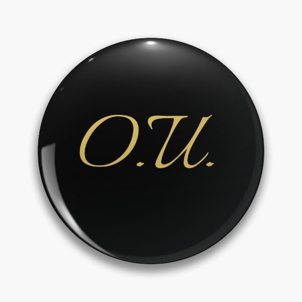 Item preview, OU Initials | Gold Lettering | Personalised Gifts designed and sold by Avo And Sriracha.