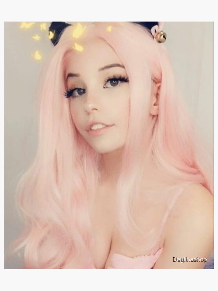 Belle Delphine Choker Cat Ears Graphic · Creative Fabrica