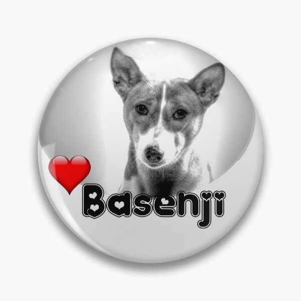 Item preview, Basenji   Love heart designed and sold by S Quinn.