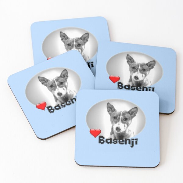 Item preview, Basenji   Love heart designed and sold by S Quinn.