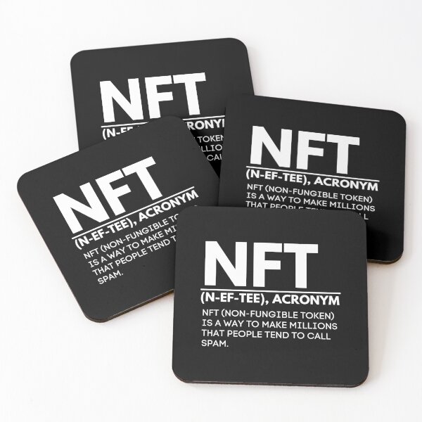 Item preview, NFT Humor - Non Fungible Token Crypto Meaning  designed and sold by nft-millionaire.