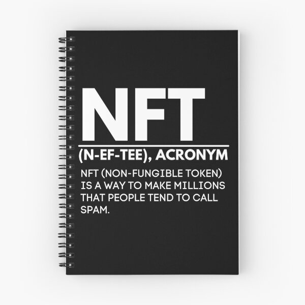 Item preview, NFT Humor - Non Fungible Token Crypto Meaning designed and sold by nft-millionaire.