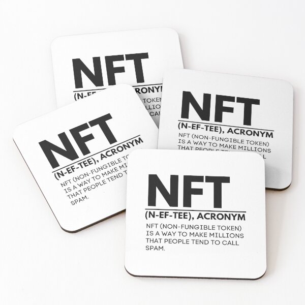 Item preview, NFT Humor - Non Fungible Token Crypto Meaning  designed and sold by nft-millionaire.