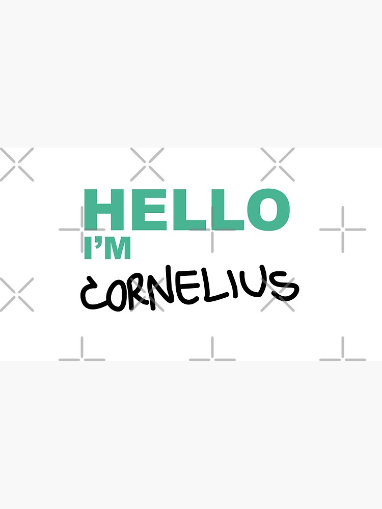 FIGHT CLUB - CORNELIUS NAME TAG Art Board Print for Sale by Dylan Ray Art