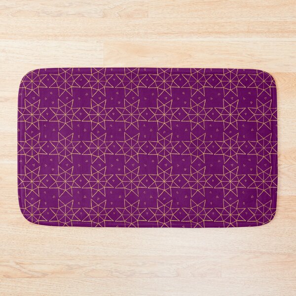 Item preview, Geodesic Stars // Purple designed and sold by The Wellington Boot.