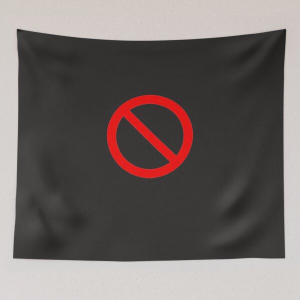 Item preview, NO Symbol. Prohibition, Sign, Prohibited. IN RED. Classic T-Shirt designed and sold by TobiasNussbaume.