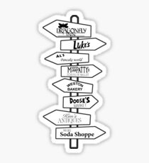 Gilmore Girls Sign Sticker