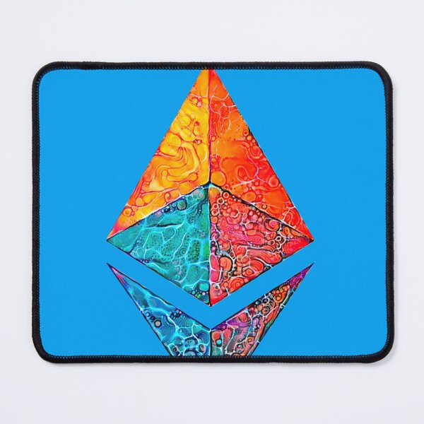 Item preview, "Caustic Acid" ETH crypto, Etherium logo.  Classic T-Shirt designed and sold by ValentinRoth.