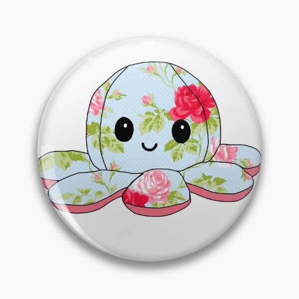Item preview, happy little octopus (floral edition) designed and sold by ShipsinParadise.