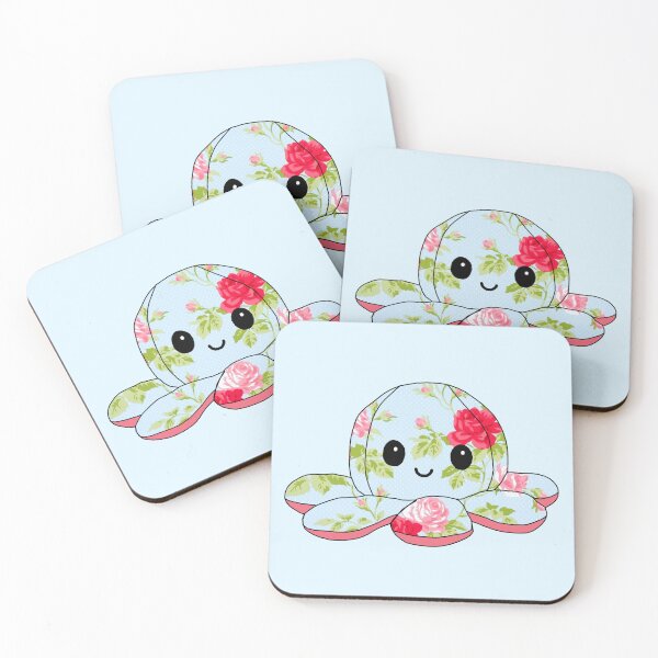 Item preview, happy little octopus (floral edition) designed and sold by ShipsinParadise.