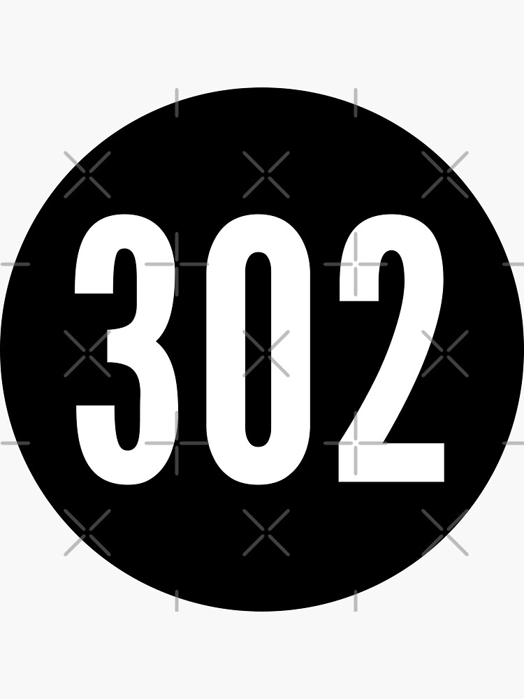 302 area code zip code location black and white 