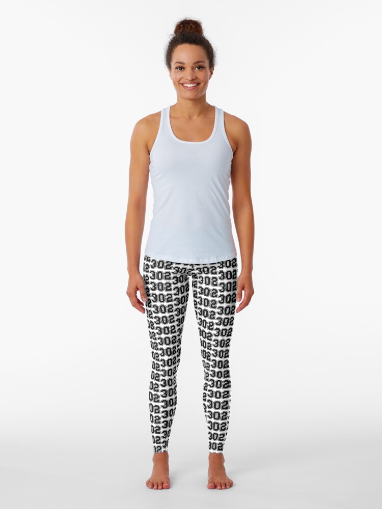 302 area code zip code location black and white | Leggings