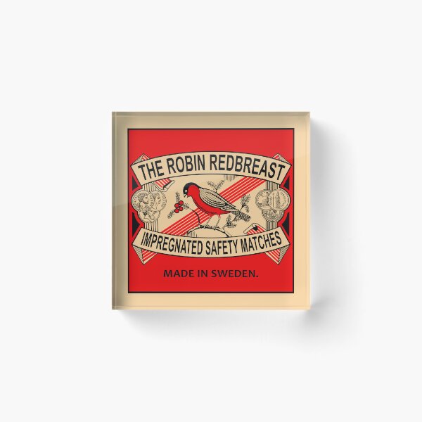 Item preview, The Robin Redbreast Safety Matches designed and sold by rogue-design.