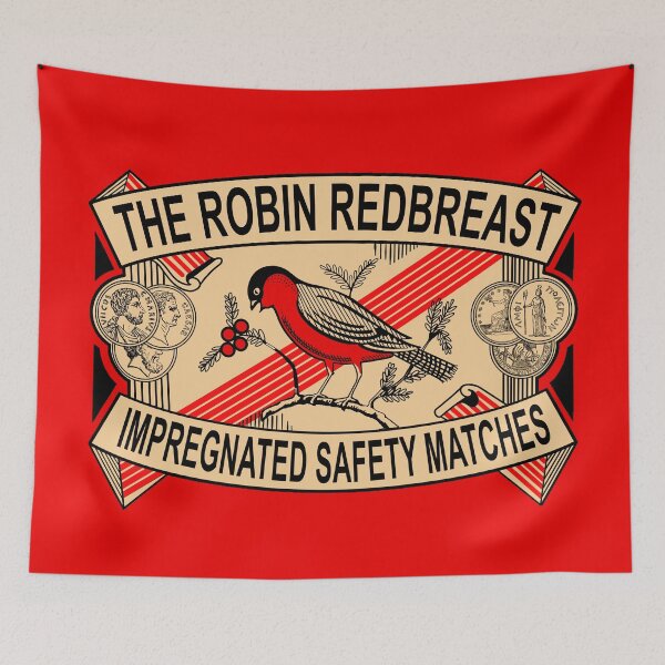 Item preview, The Robin Redbreast Safety Matches designed and sold by rogue-design.