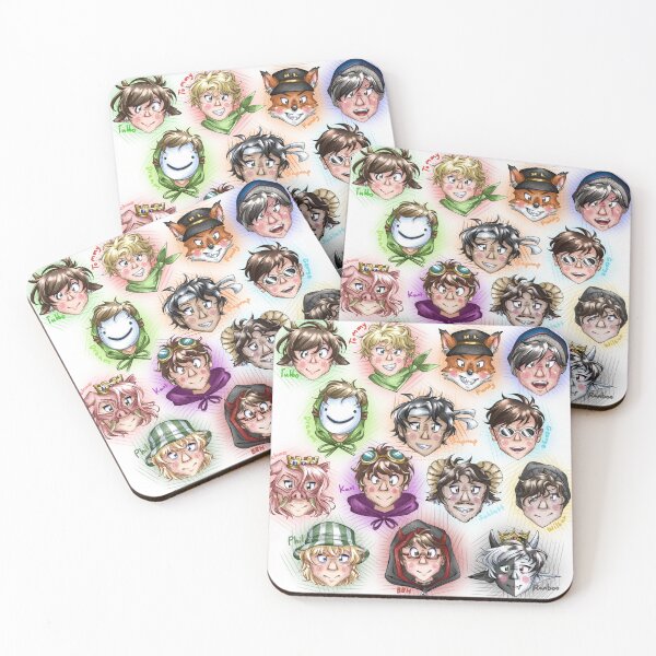 Item preview, All dream SMP members sticker pack designed and sold by paymydebt.