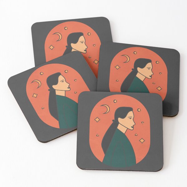 Item preview, Minimal Woman Portrait 1 designed and sold by technicolorable_art.
