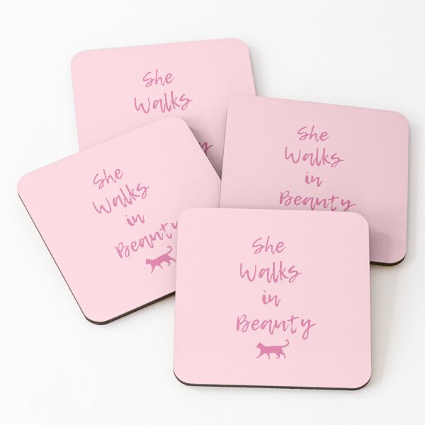 Item preview, She Walks In Beauty Byron Poem (Pink) designed and sold by CarlottaLai.