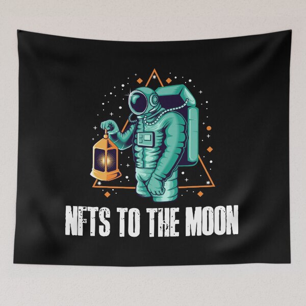 Item preview, NFT Crypto To The Moon - Astronaut Cryptocurrency designed and sold by nft-millionaire.