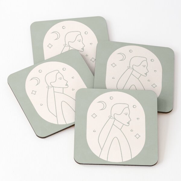 Item preview, Minimal Woman Portrait 3 designed and sold by technicolorable_art.