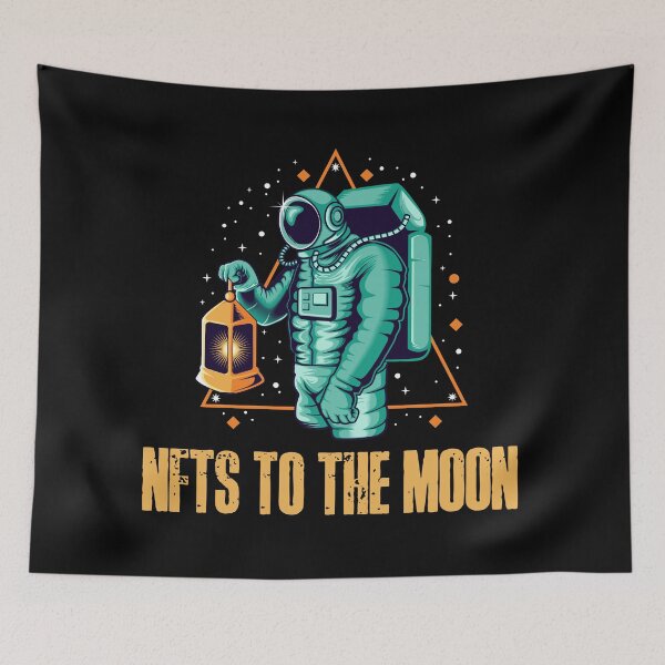 Item preview, NFT Crypto To The Moon - Astronaut Cryptocurrency designed and sold by nft-millionaire.