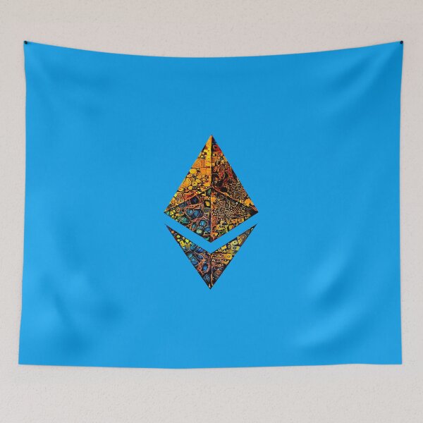 Item preview, "Gold leafed" ETH crypto, Etherium logo.  Classic T-Shirt designed and sold by ValentinRoth.