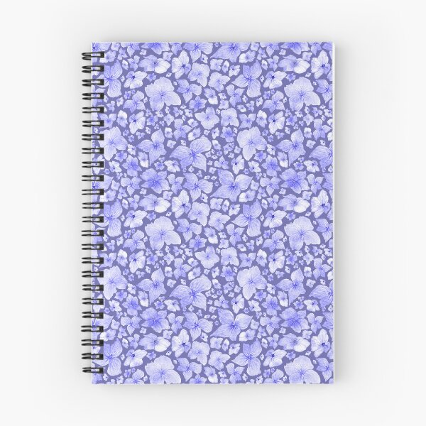 Item preview, Very peri Watercolor Hydrangea Floral Pattern designed and sold by Negin Mf Designs.