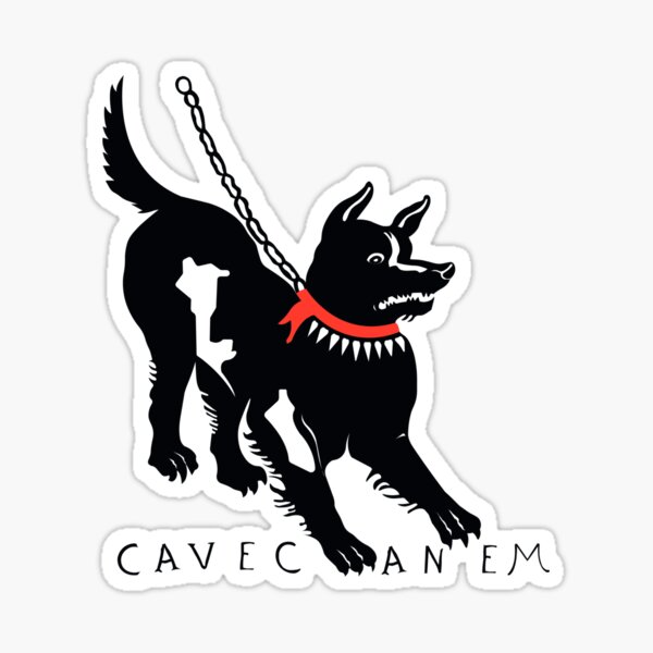 Artikel-Vorschau von Cave Canem (Vorsicht Hund), designt und verkauft von archaeologyart.