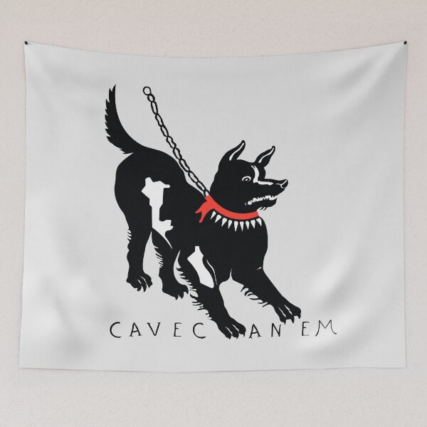 Item preview, Cave Canem (Beware of dog) designed and sold by archaeologyart.