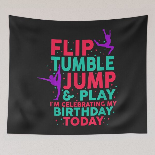 Item preview, Gymnastics Daughter Party Tumbling Gymnast Birthday Girls designed and sold by Corelli87.
