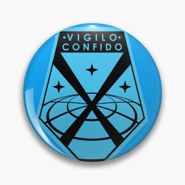 Item preview, "Vigilo Confido" XCOM Logo Classic T-Shirt designed and sold by ValentinRoth.