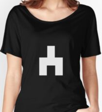 Camiseta ancha para mujer Black Mirror White Bear