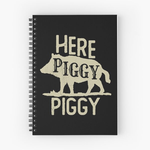 Item preview, Here Piggy Piggy Boar Hunting Vintage Pig Hog Hunter designed and sold by Urlan.
