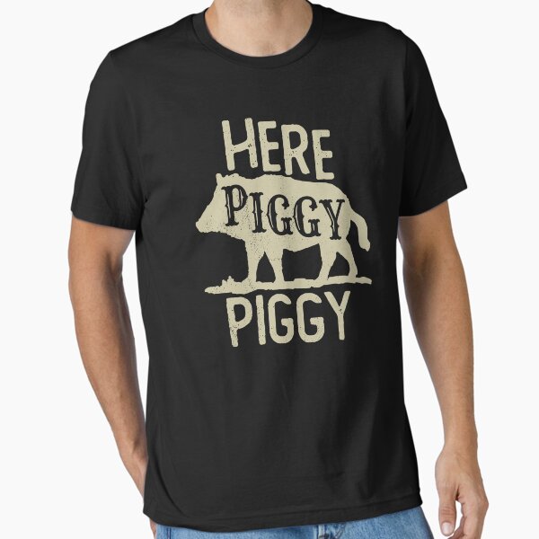 Item preview, Here Piggy Piggy Boar Hunting Vintage Pig Hog Hunter designed and sold by Urlan.