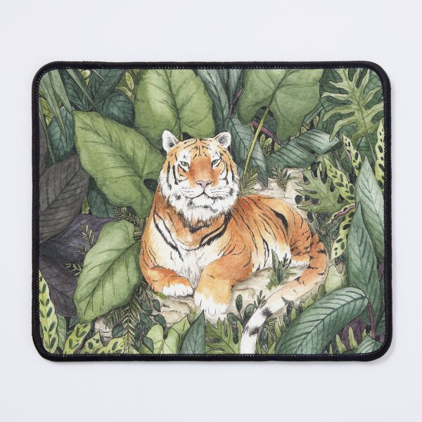 Item preview, Tiger Jungle Watercolour Painting Framed Art Print designed and sold by Art by Becky Cousins.
