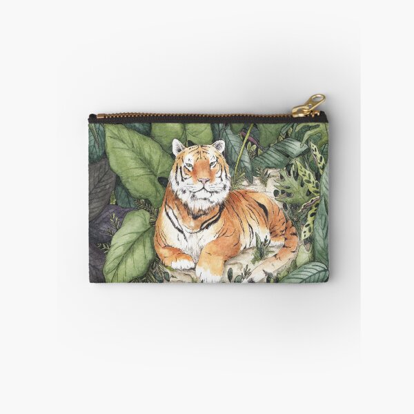 Item preview, Tiger Jungle Watercolour Painting Framed Art Print designed and sold by Art by Becky Cousins.
