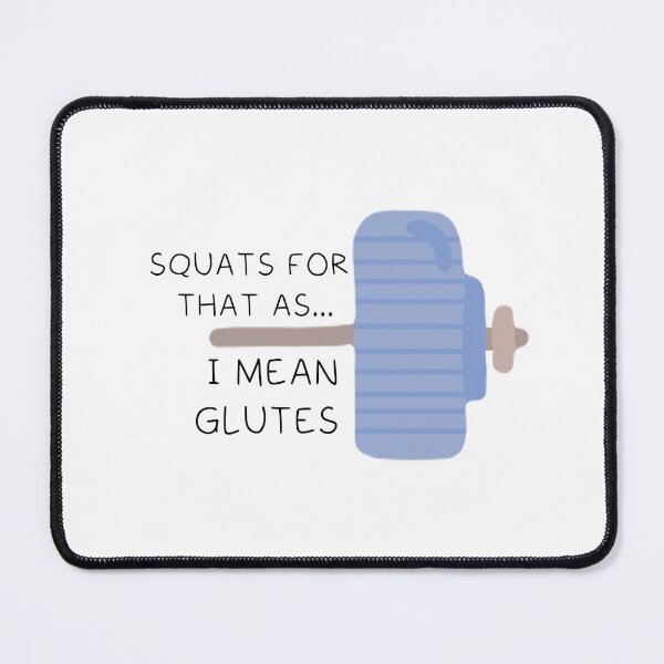 Item preview, SQUATS FOR GLUTES  designed and sold by DiscoVibes.