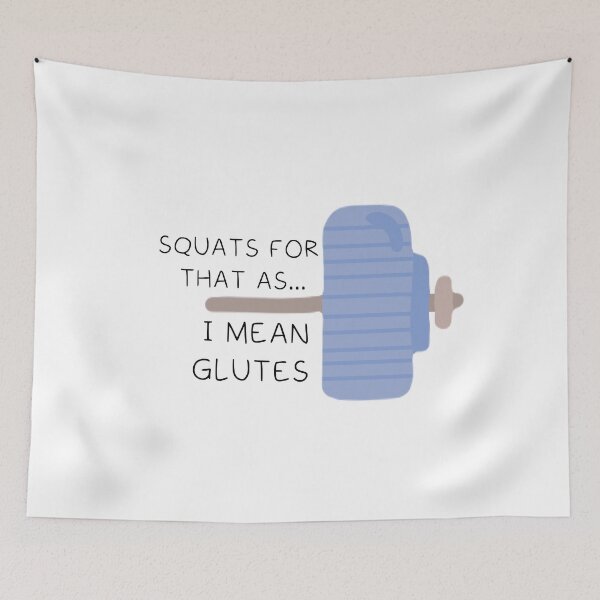 Item preview, SQUATS FOR GLUTES  designed and sold by DiscoVibes.