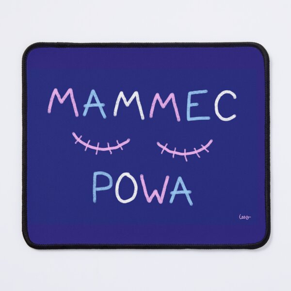 Item preview, Mammec powa (dark blue background, trans flag) designed and sold by MentaLee.