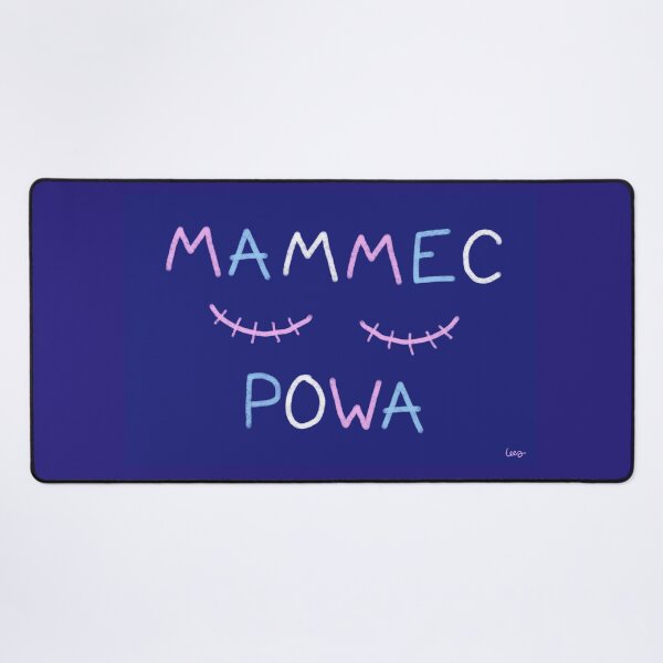 Item preview, Mammec powa (dark blue background, trans flag) designed and sold by MentaLee.