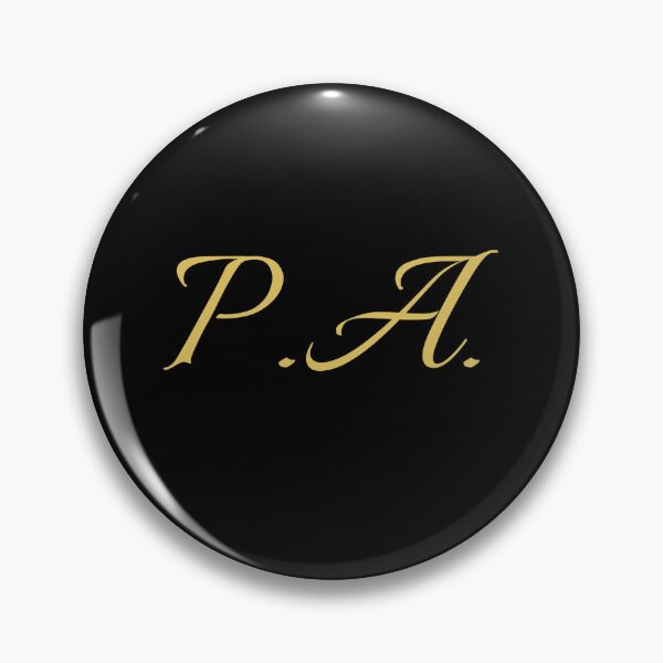 Item preview, PA Initials | Gold Lettering | Personalised Gifts designed and sold by Avo And Sriracha.