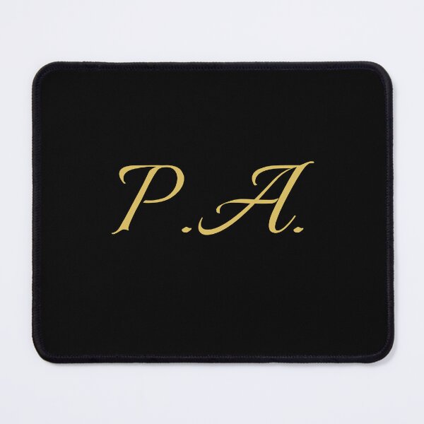 Item preview, PA Initials | Gold Lettering | Personalised Gifts designed and sold by Avo And Sriracha.