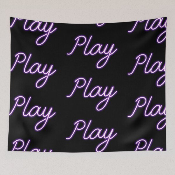 Item preview, Play Neon Sign designed and sold by thesnowwhyte.