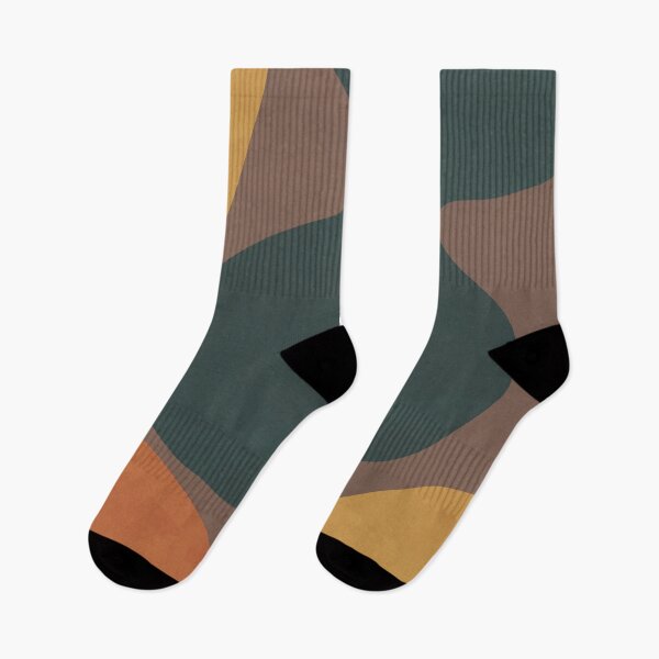Item preview, Nordic Earth Tones - Abstract Shapes 1 designed and sold by technicolorable_art.