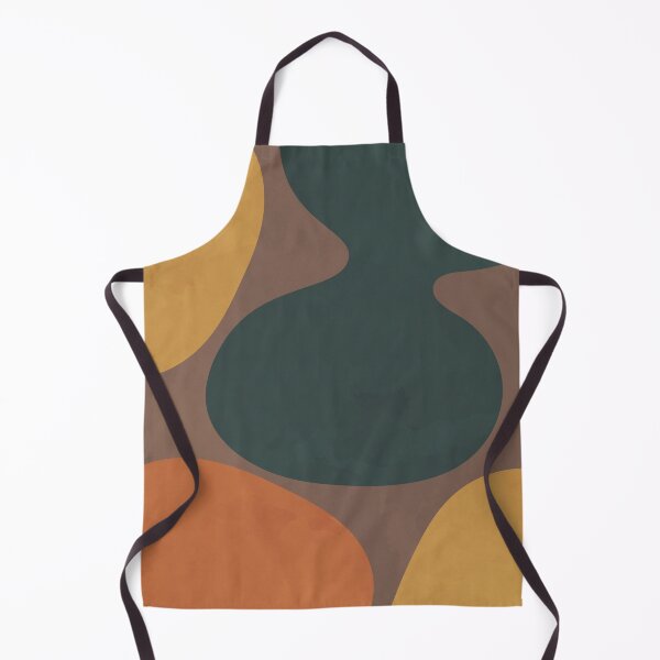 Aperçu de l'œuvre Nordic Earth Tones - Abstract Shapes 1 créée et vendue par technicolorable_art.