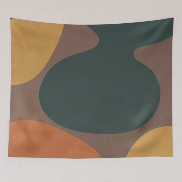 Artikelvorschau, Nordic Earth Tones - Abstract Shapes 1 entworfen und verkauft von technicolorable_art.