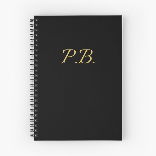 Item preview, PB Initials | Gold Lettering | Personalised Gifts designed and sold by Avo And Sriracha.