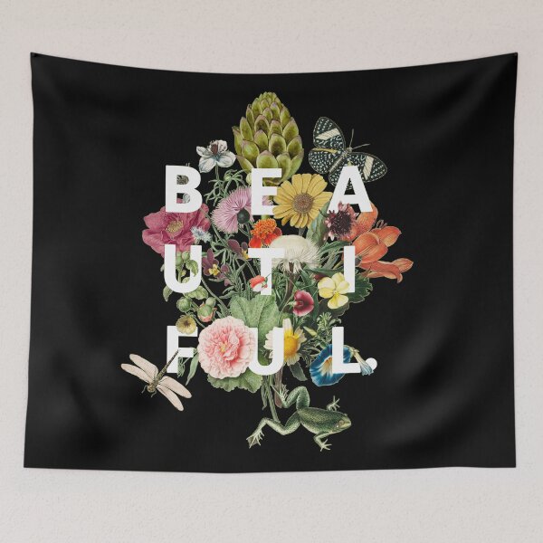 Item preview, Beautiful Typography + Botanical with Artichoke & Frog designed and sold by Trish Dish.