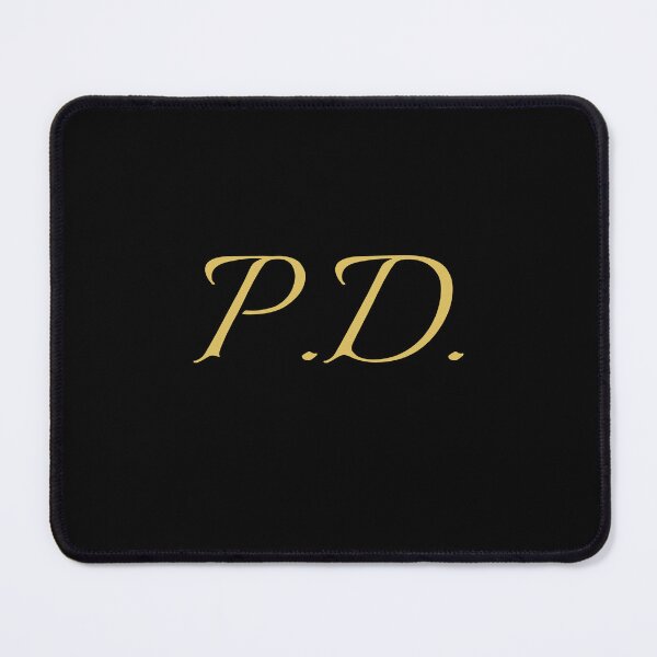 Item preview, PD Initials | Gold Lettering | Personalised Gifts designed and sold by Avo And Sriracha.