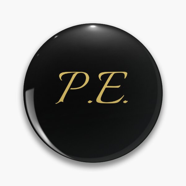 Item preview, PE Initials | Gold Lettering | Personalised Gifts designed and sold by Avo And Sriracha.
